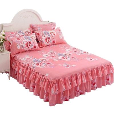 China New Arrival Flower Modern Bedspread Flat Sheet Bed Cover Bedding Textile Bed Sheets Soft Warm R0914 for sale