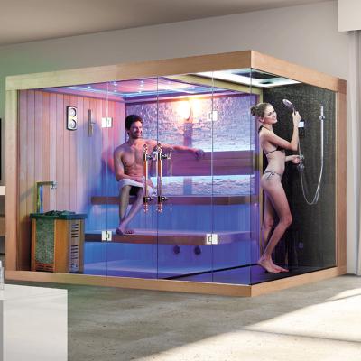 China Computer Control Panel China New Products Commercial Outdoor Sauna Steam Bath Shower Room Steam Sauna Room for sale