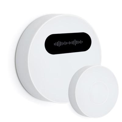 China Modern Battery Transmitter AC Plug Ring Dong Chime Cordless Home Doorbell Free Radio for sale