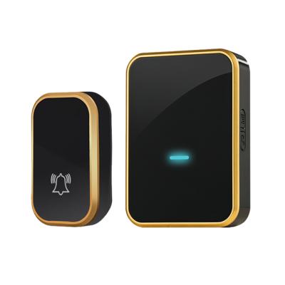 China Modern No Battery Required Stamp Calls Waterproof Self Powered Smart Door Bell Wireless Home Doorbell for sale