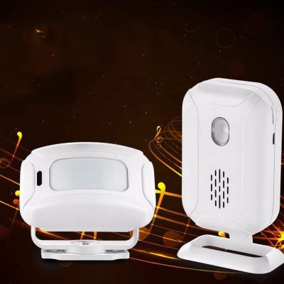 China Modern Smart Visitor PIR Automatic Welcome Call Sensor Doorbell Alarm System For Home Shop Shop Factory for sale