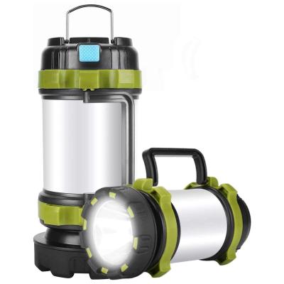 China Outdoor Camping Rechargeable LED Lantern Flashlight With 800LM 6Light Modes 3800mAh Power Bank for sale