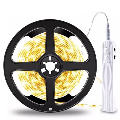 China Amazon Bestselling 6V LED SMD2835 60 LED 1m/2m/3m High Quality Easy Installation Motion Sensor LED Flexible Strip for sale