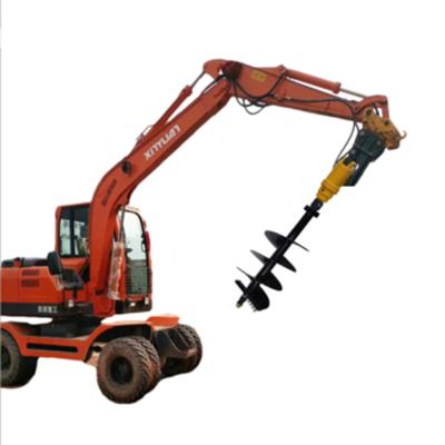 China Tractor Mounted Attachment KINGER Mini Efficient Mini Earth Auger Excavator/Skidsteer/Hydraulic Motor For Mini Excavator for sale