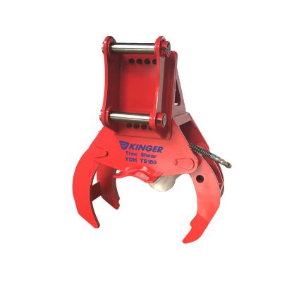 China Cultivate hot sale kinger hydraulic excavator grapple shaft shear for sale