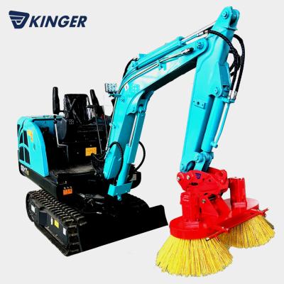 China Home Use Sweep Brush For Excavator for sale