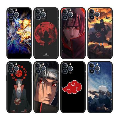 China Hot Anime Itachi Skunk Shockproof Phone Case For iPhone 11 7 13 pro 12 XR max X 6 12 mini 5 6 plus Se cover soft black case for sale