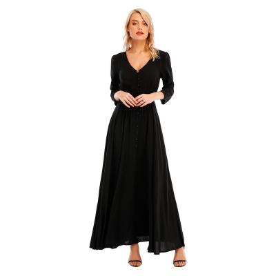 China Breathable the new sexy temperament Maxi Women Dresses Elegant Casual Dress for sale