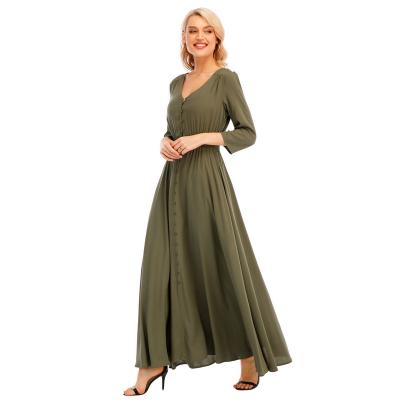 China Latest Design Breathable Summer Elegant Women Dresses Casual Ladies Maxi Dress for sale