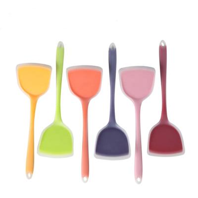 China Sustainable High Temperature Resistant Non-Stick Spatula Silicone Silicone Spatula Chinese Kitchen Cooking Tools for sale