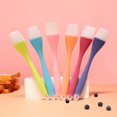 China Viable Large BBQ Brush Silicone Oil Brush Food Grade Silicone BBQ Cooking Brush for sale