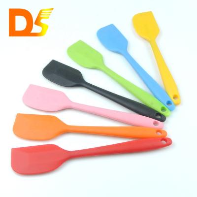 China Large Silicone Spatula High Temperature Resistant Kitchen Silicone Scraper Viable Cooking Butter Tool Butter Spatula for sale