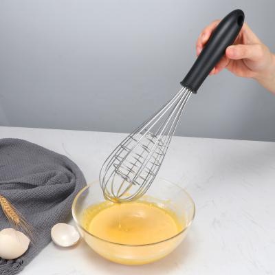 China Viable Amazon Egg Beater Selling Kitchen Cooking Tool Manual Flour Agitator Stainless Steel Egg Beater for sale