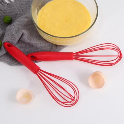 China Viable Wholesale Kitchen Egg Silicon Baking Tools Beater Silicone Rubber Egg Beater for sale