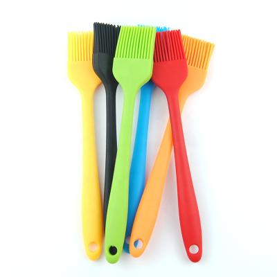 China Silicone Food Grade Silicone Pastry Brush Kitchen Viable Silicone Oil Brush Small BBQ Oil Baking Brush for sale