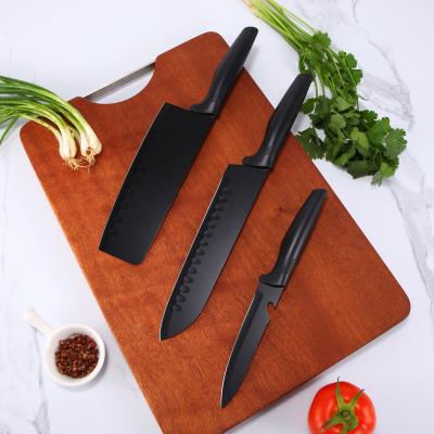 China Sustainable 3PCS Stanless Steel China Cutting Knife OEM/ODM Fruit Knife Kitchen Knife Sets for sale