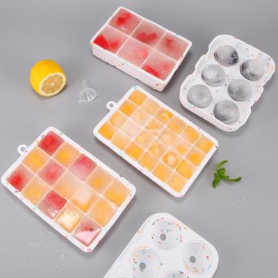 China Sustainable Food Grade Silicone Ice Cube Trays BPA Free Ice Ball Mold Ice Molds Sets for sale