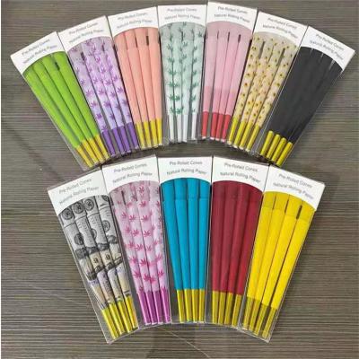 China Cigarette Paper Roll for Smoking Popular and Best Colorful King Size Colorful or Flavored Pre-Rolled Cones with Various Patterns Cigarette Paper Roll for Smoking for sale