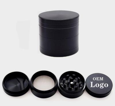 China 4 Layers New Custom Logo 4 Layers Combine Tobacco Herbal Herb Grinder Magnet Smoke Metal Grinders For Smoking Accessories for sale