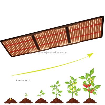 China Seed Starting MEIJIU QB288 Folux PCB Boards 320 Watt Led Grow Light 3000k Full 3500k Lm301b 320w Lm301B Led Grow Light For Indoor Plants for sale