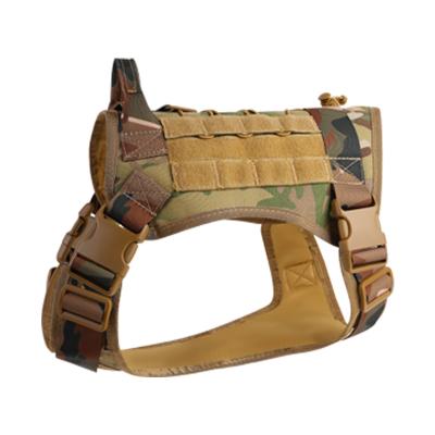 China New Design Hot Sale Stocked Outdoor Tactical K9 Dog Arm No Pull Police Adjustable Army Safety Chest Vest Training Chest Harness for sale