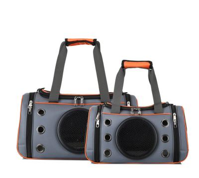 China Viable Wholesale Fashion High Quality Portable Breathable Pet Carry Cage Shoulder Bag Puppy Cat Carrier Travel for sale