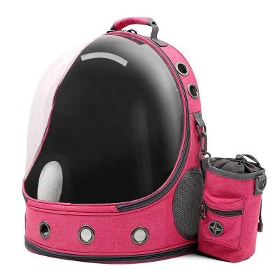 China Dogs Pet Backpack Space Capsule Full View Travel Carry Bag Pet Nest Cat Space Bag Outdoor Pet 240 Degree for sale