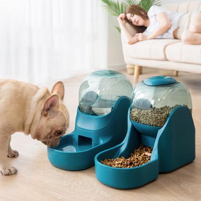 China High Quality Eco-friendly Plastic Automatic Dog Cat Water Feeder Dispenser 3.8L Automatic Pet Feeder Drinking Station for sale