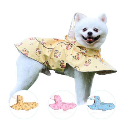 China Stocked Hoody Puppy Pet Raincoat Jackets PU Raincoat Outdoor Pet Cat Raincoat Raincoat for Dogs Cats Clothing Clothes for sale