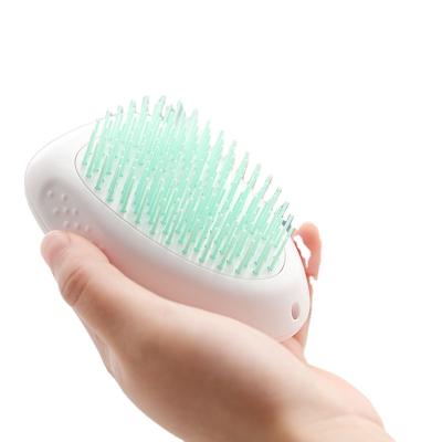 China Viable Dog Hair Comb Hair Removal Cat Hair Remover One-Button Pet Cleaning Brush Pet Bathing Massage Cat Comb for sale