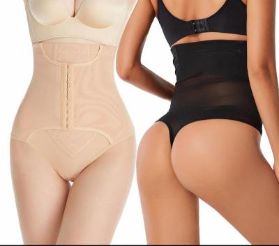 China New Antibacterial High Waist Women Thong Shaper Butt Shaper Lifer Panties Slimming Thong Body Shaper Slimming Underwear Waist Shaper Seamless Thong for sale