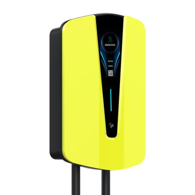 China AC Home Charging Ac 22Kw Cargadores De vehicle Wallbox Charging Pile Auto Electric Wallbox Con Il Tipo Di Cavo 2 Car Ev Charging Box Pile for sale