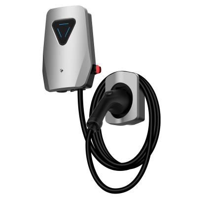 China Commercial/Home GREENWATTZ Electric Vehicle Charger 1 Phase 7.4kw Electric Home Charging Station with DLB for sale