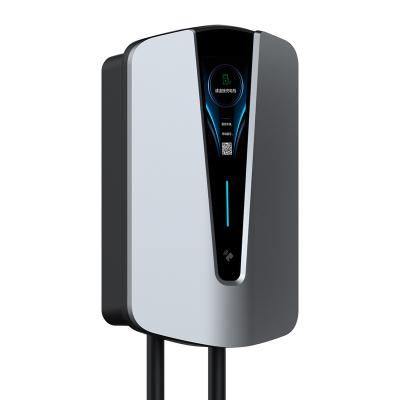 China AC Home Charging Home CCS2 Standard AC 7kW/11kW/22kW Single Phase EV Wall-mounted Charging Point for sale