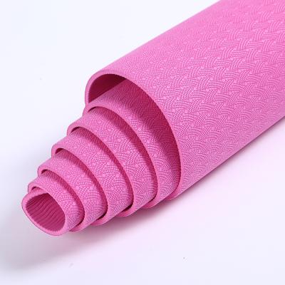 China Eco-Friendly Wholesale Non-Slip Yoga Mat High Elasticity Non-Toxic Logo Printing Colorful Customized Yoga Mat for sale