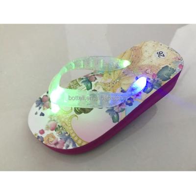 China 2018 New Design Flip Flops Led Ring Slippers For Kids for sale