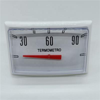 China Popular Water Heater Square White Plastic Thermometer For Household Equipment for sale