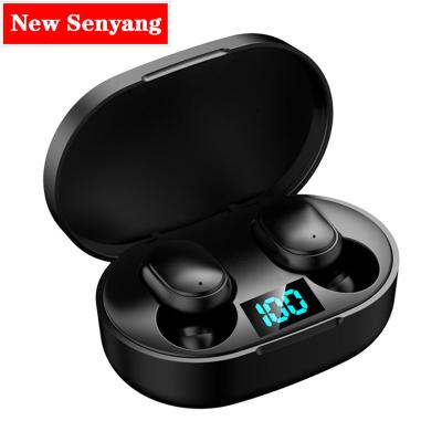 China Macaron E6S Bluetooth Headset TWS Digital Display HIGH FIDELITY Wireless Stereo In-Ear Waterproof Sports Earplug Waterproof Anti-sweat Earplugs for sale