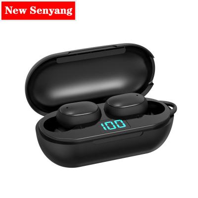 China New H6 Bluetooth Wireless In-ear Headset TWS Compact Portable Smart Digital Display Digital Display Noise Canceling Mini Sports Earplugs for sale