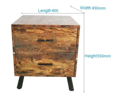 China Other Mesa Table Simply Assembly End Table Metal Industrial Design Nightstand Side Table for sale