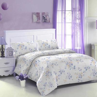 China Full Polyester Home Printing Fabrics Breathable Quilt Cover Sheet Pillowcase Floral Bedding Pattern Fabric for sale