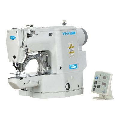 China HIGH-SPEED YS-430D Hot Sell Industrial Highest Speed Direct Drive Bar-Tacking Button Sewing Machine for sale