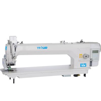 China Edge cutter YS-9900-D4 industrial computer auto-trimmer long-arm lockstitch sewing machine Suitable for thick materials for sale