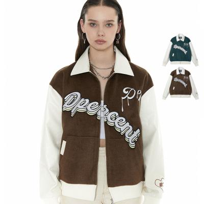 China Wholesale High Quality Casual Women's Softball Sports Jacket Fashion Baseball Loose Embroidered Uniform QUICK DRY for sale