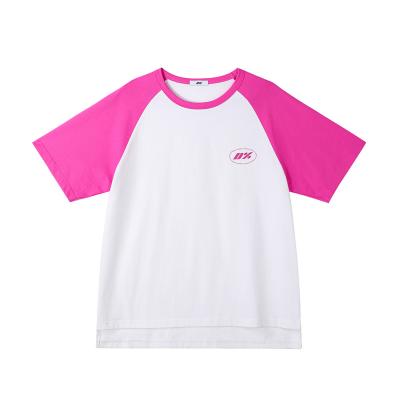 China Anti-pilling High Quality Gym Designer Cotton T-shirts Branded Simple Custom T Shirt Women Plus Size Tees for sale