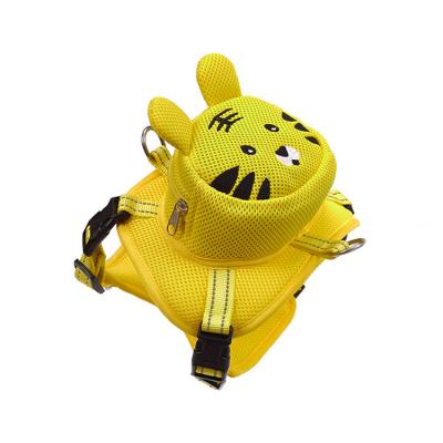 China Dog Harness Eco Friendly Cute Viable Backpack Adjustable Eco Pannier For Dog Walking Training Outdoors for sale