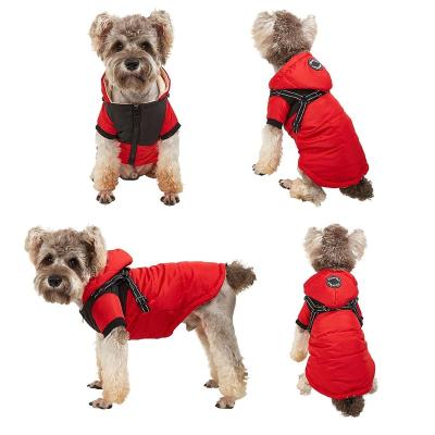 China Newly Stocked Pets Teddy Clothes Waterproof Warm Pet Puppy Down Jacket Winter Luxury Hoodie Puppy Dog Clothes for sale