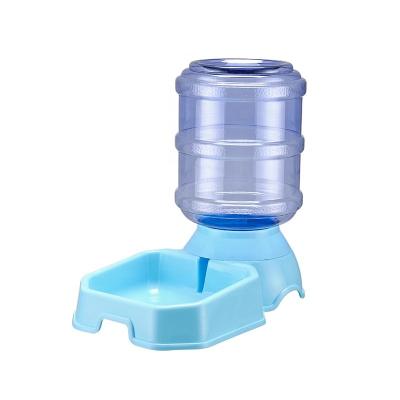 China Viable Automatic Dog Food Feeder Water Drinking Station Pet Feeder Accessories Cat Dog Bowl for sale