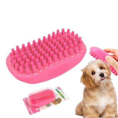 China Sustainable Success Dog Pet Deshedding Cleaner Bathing Brush Massage Shampoo Pet Brush Bath for sale