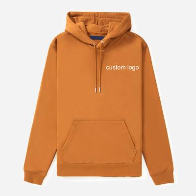 China Custom Stomach Pocket Anti Wrinkle Graphics Mass Production Hoodie Embroidered Logo Ribbed Hem Metal Eyelet Hooded Sweatshirt for sale